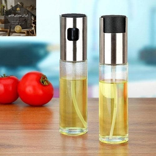 ظرف اسپری روغن شیشه ای
